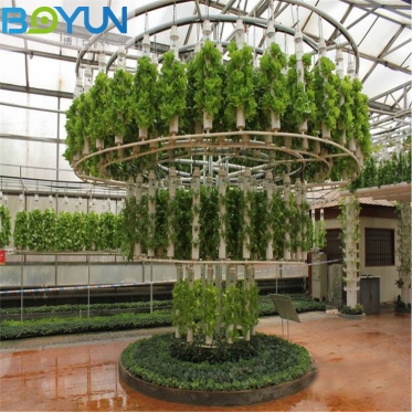 博云农业江苏无土栽培工程吊管式气雾栽培叶菜
