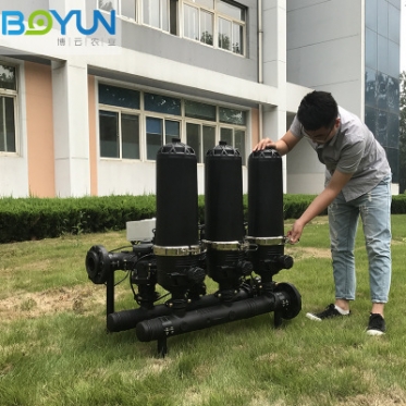 山(shān)东农业灌溉前置过滤设备 全自动反冲洗叠片过滤器